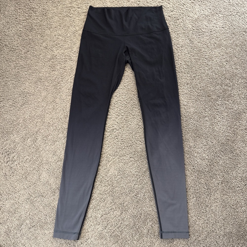 Lululemon Wunder Under Hi-Rise Tight, Ombre,‎ Black & Grey, Women's Unk Sz